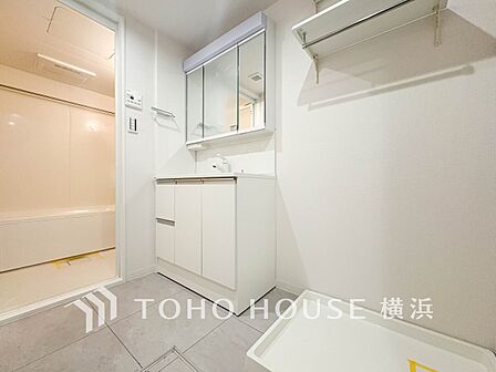 ご家族の1日が始まり、1日の終わりを締めくくる洗面空間。