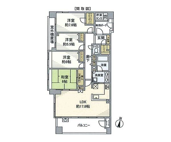 間取りを拡大表示