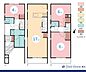 間取り：3LDK　建物面積93.15m2　土地面積52.43m2