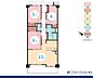 間取り：3LDK　専有面積66.7m2