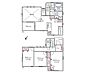 間取り：3LDK　建物面積84.95m2　土地面積82.21m2