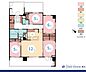 間取り：4LDK　専有面積93.34m2