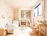 子供部屋：穏やかな寛ぎを届けるお部屋。※生成AIによるイメージです。家具・小物は販売価格に含まれません。