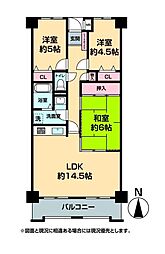 間取図画像 3LDK