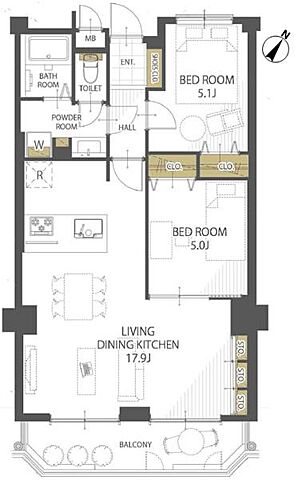 間取り グローリアスハイツ春日井 7階/-