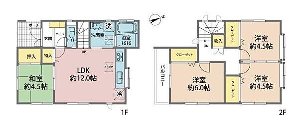間取りを拡大表示