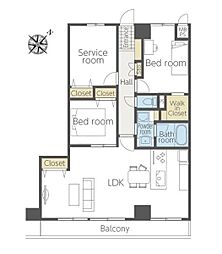 間取図画像 2SLDK