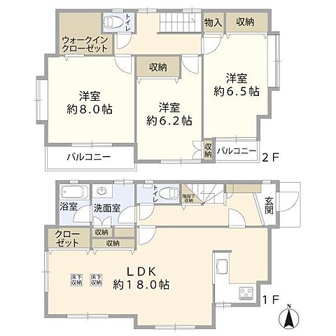 間取り 八王子市館町