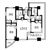 セレッソコート神戸花隈公園  ｜ 兵庫県神戸市中央区花隈町（賃貸マンション3LDK・8階・70.21㎡） その2