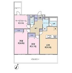 間取図画像 3SLDK