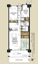 間取図画像 2SLDK
