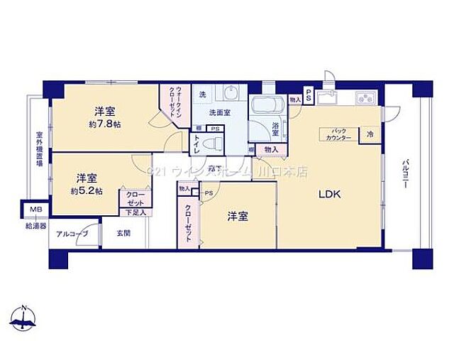間取り ライオンズマンション川口クオリティフォート 2階/-
