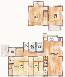 佐土原町下田島高台にある戸建