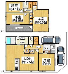 守口市藤田町1丁目　中古戸建 4LDKの間取り