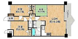 間取図画像 3LDK