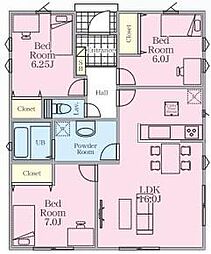 潮来市日の出23-1期　新築戸建て　全3棟　3号棟