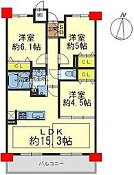 間取図画像 3LDK