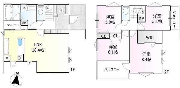 間取りを拡大表示