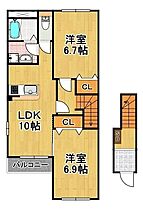 レジデンス大正千島Ｉ  ｜ 大阪府大阪市大正区千島１丁目（賃貸アパート2LDK・2階・56.53㎡） その2