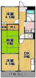 間取図画像 3DK