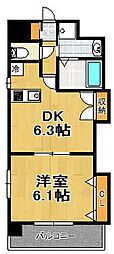 間取図画像 1DK