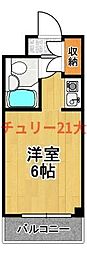 ビバリーヒルズ泉尾 ワンルームの間取図画像
