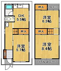 物件の間取り