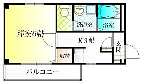 大阪府羽曳野市軽里３丁目7-23（賃貸アパート1K・1階・24.89㎡） その2