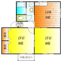 ソファレ杉山  ｜ 大阪府松原市一津屋５丁目1-18（賃貸アパート2LDK・2階・54.00㎡） その2