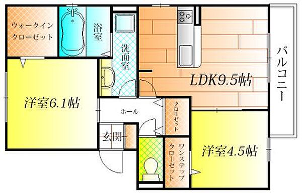 大阪府藤井寺市国府３丁目(賃貸アパート2LDK・3階・52.55㎡)の写真 その2