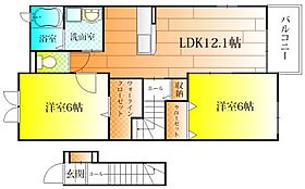 大阪府羽曳野市河原城905-1（賃貸アパート2LDK・2階・58.21㎡） その2