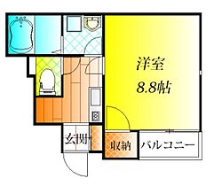 大阪府藤井寺市大井２丁目5-48（賃貸アパート1K・1階・27.38㎡） その2