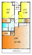 大阪府藤井寺市野中５丁目11-17（賃貸マンション2LDK・4階・63.39㎡） その2