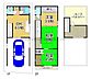 間取り：●3ＤＫ●建物面積90．23平米●土地面積53．81平米●昭和26年建築●木造2階建