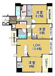 間取図画像 3LDK