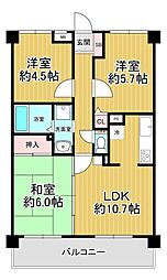 間取図画像 3LDK