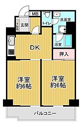 間取図画像 2DK