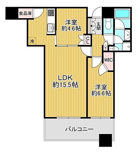 間取り：2LDK