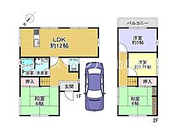 近鉄京都線 久津川駅 徒歩16分