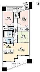 間取図画像 3LDK