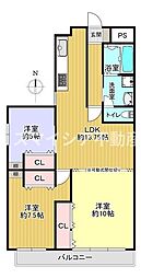 間取図画像 3LDK