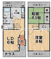 JR片町線(学研都市線) 津田駅 徒歩8分