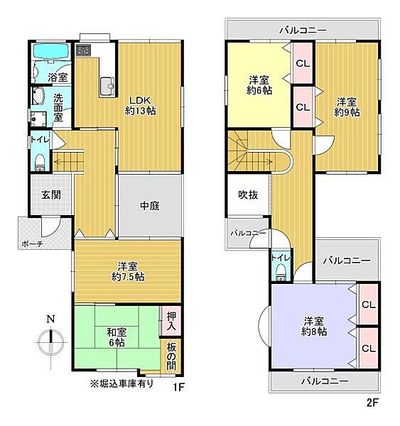 間取りを拡大表示