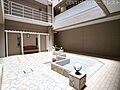 中庭の様子