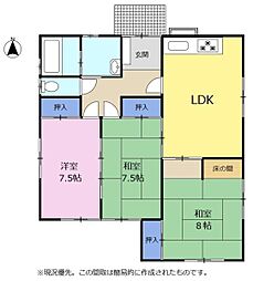 磐田市福田　平屋建て　中古住宅