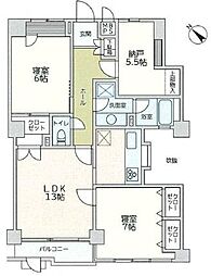 間取図画像 2SLDK