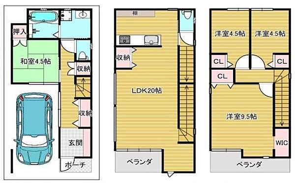 間取りを拡大表示