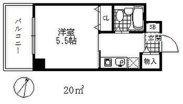 ソレイユ・ド元町 ｜兵庫県神戸市中央区北長狭通５丁目(賃貸マンション1K・6階・20.00㎡)の写真 その2