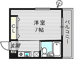 大阪府大阪市東淀川区相川２丁目4-13（賃貸マンション1R・4階・19.35㎡） その2