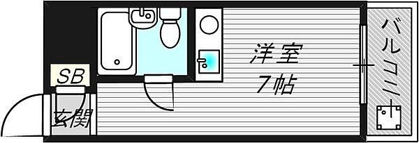 大阪府東大阪市上小阪３丁目(賃貸マンション1R・1階・17.00㎡)の写真 その2